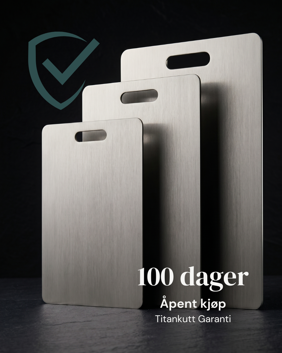 Titanskjærebrett i Grade 2 Rent Titan