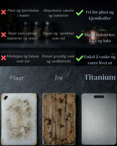Titanskjærebrett i Grade 2 Rent Titan